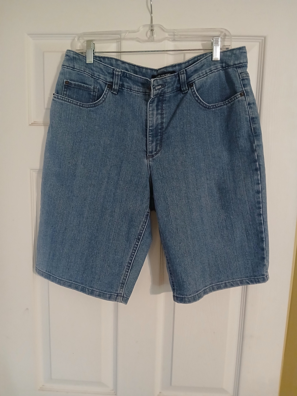 Jones New York Light Blue Denim Shorts